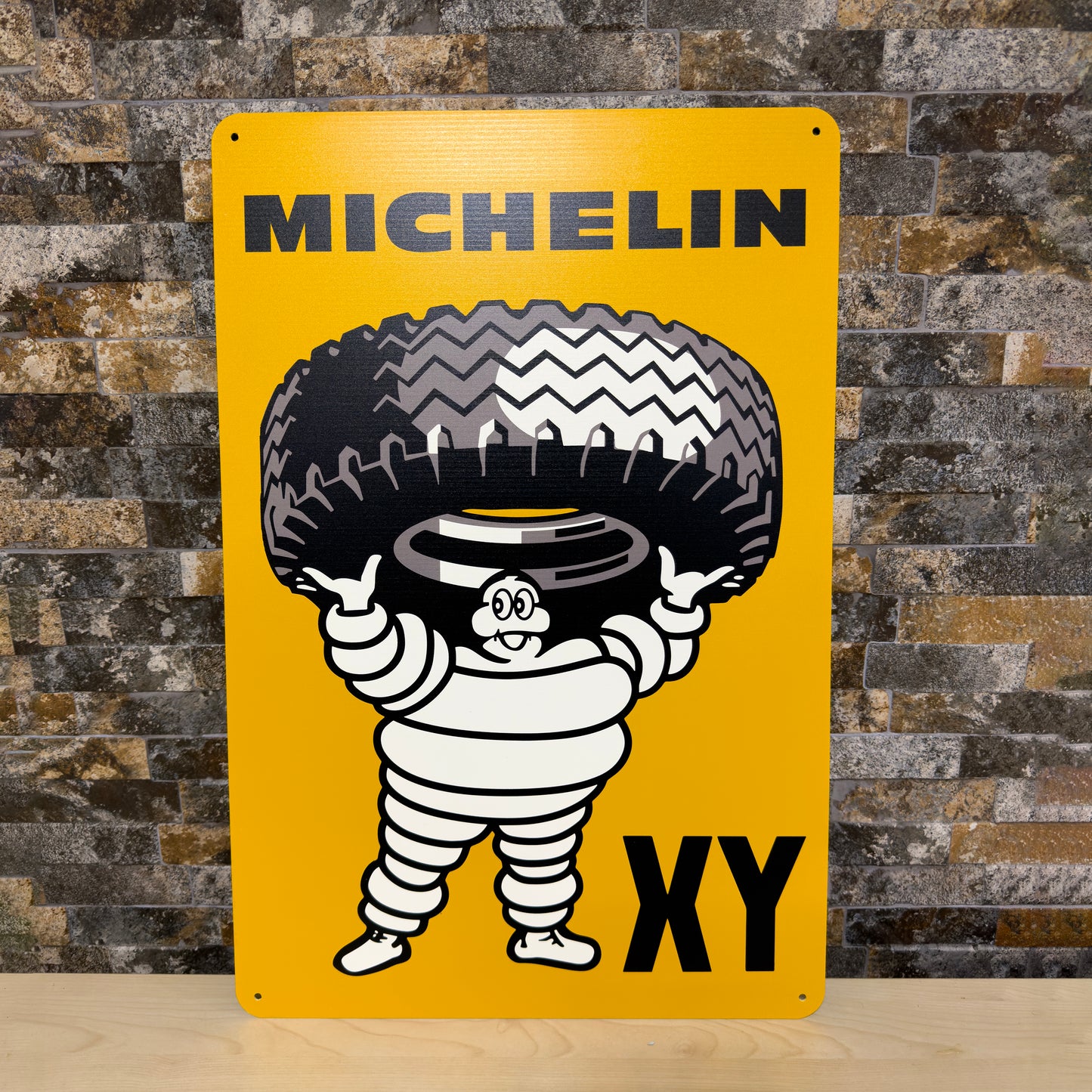 Michelin XY Vintage Sign – Heavy Metal Garage Decor