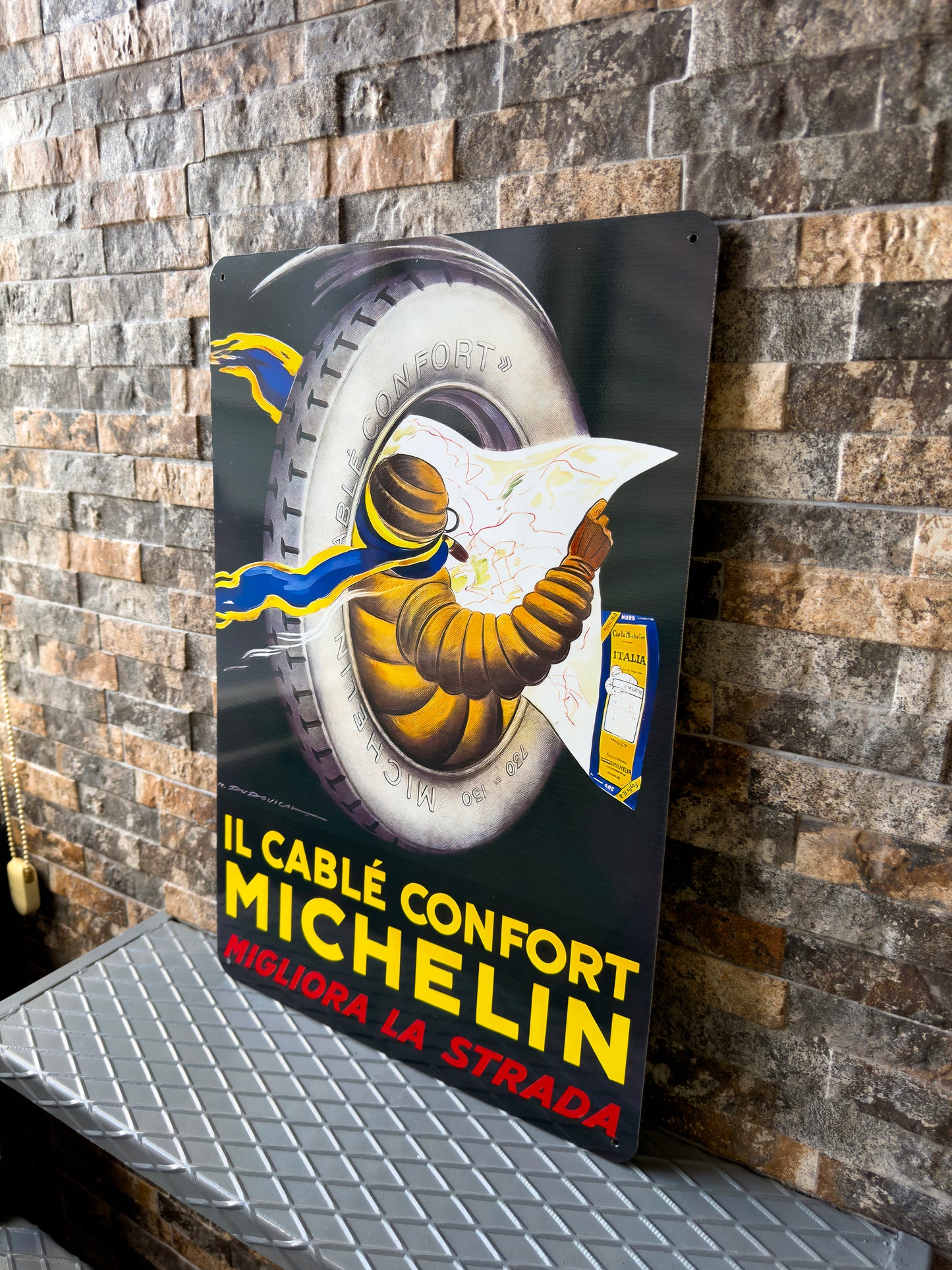 Michelin Bibendum Man Vintage Sign – Heavy Metal Garage & Tyre Sign