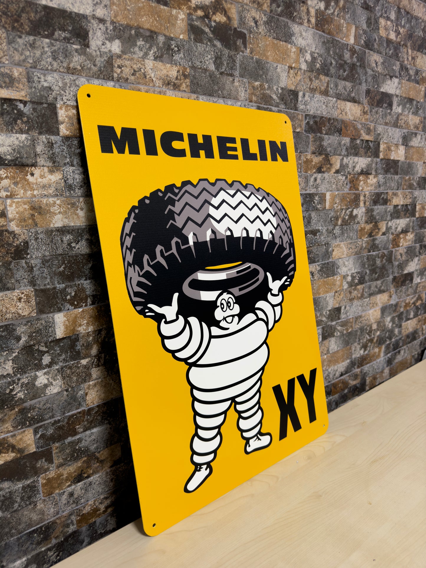 Michelin XY Vintage Sign – Heavy Metal Garage Decor
