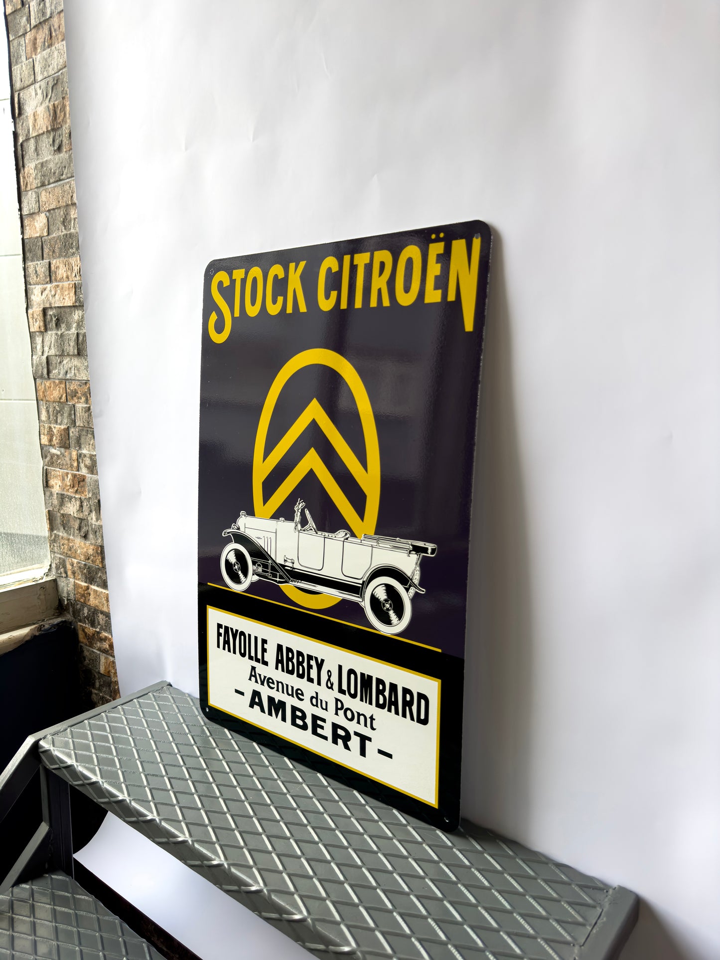 Vintage Citroen Sign – Garage & Man Cave Decor