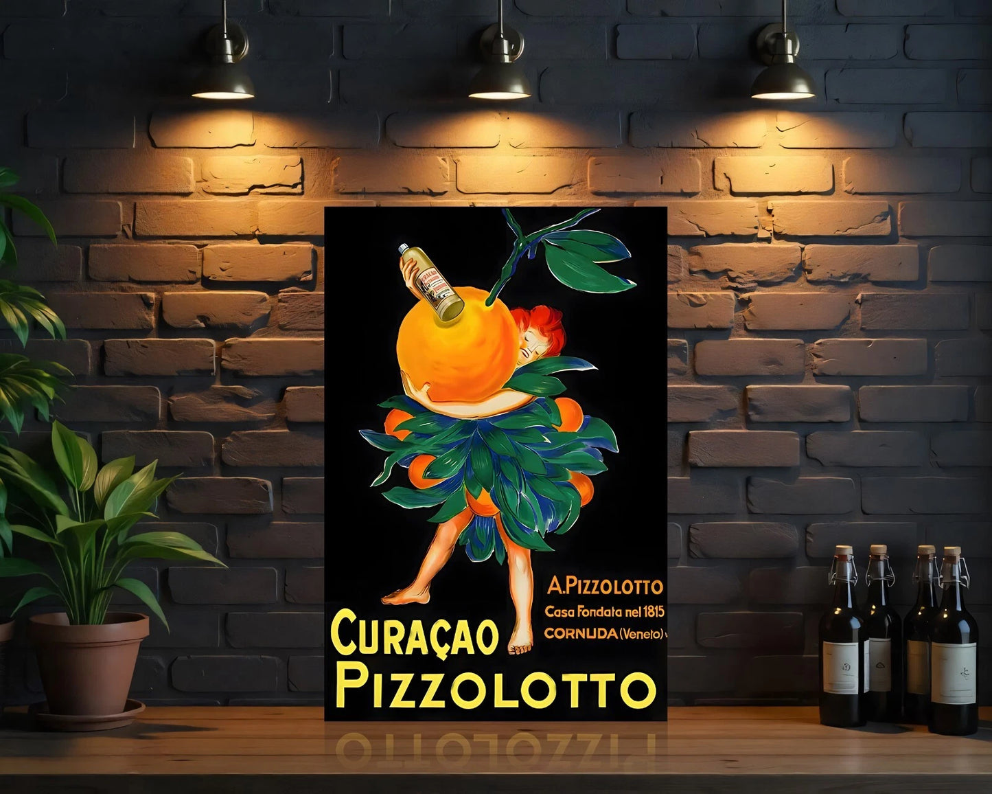 Curacao Pizzolottoi Sign - Heavy Metal Cafe & Bar Decor