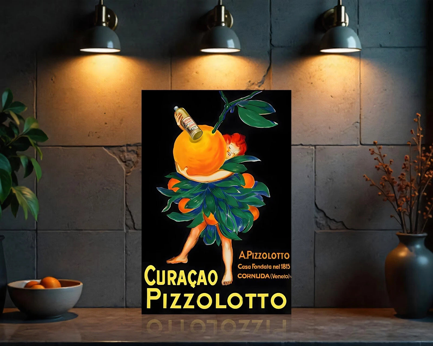 Curacao Pizzolottoi Sign - Heavy Metal Cafe & Bar Decor