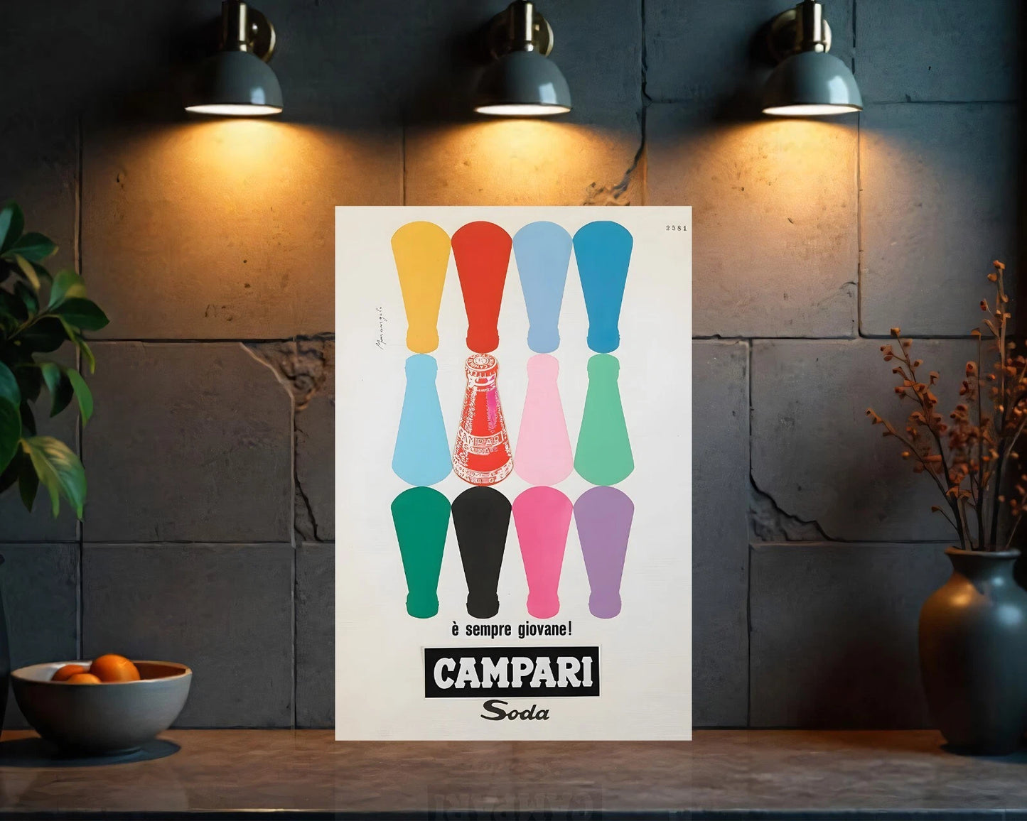 Campari SODA Vintage Italian Sign - Heavy Metal Cafe & Bar Decor