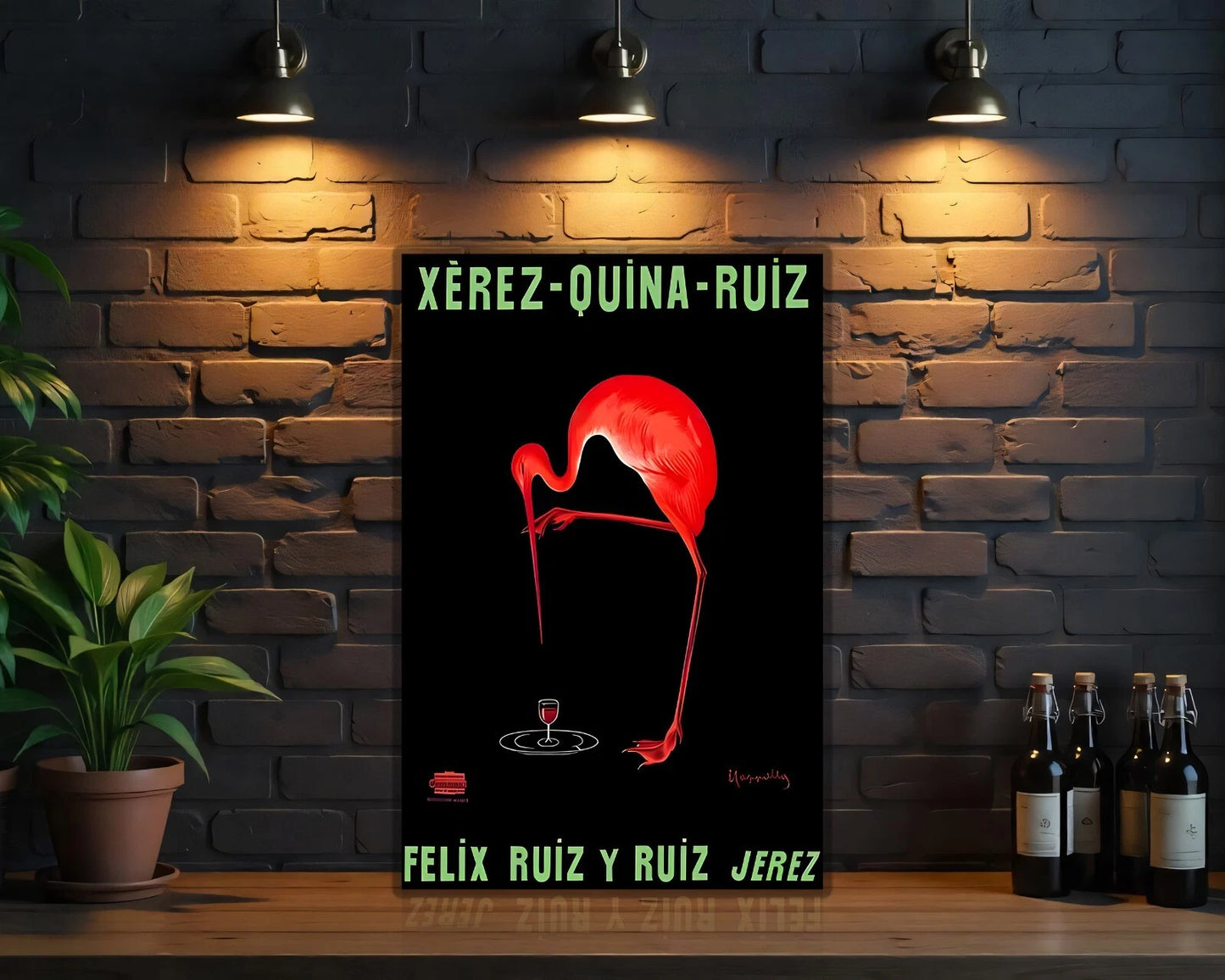 Xérez-Quina-Ruiz Sign - Heavy Metal Cafe & Bar Decor