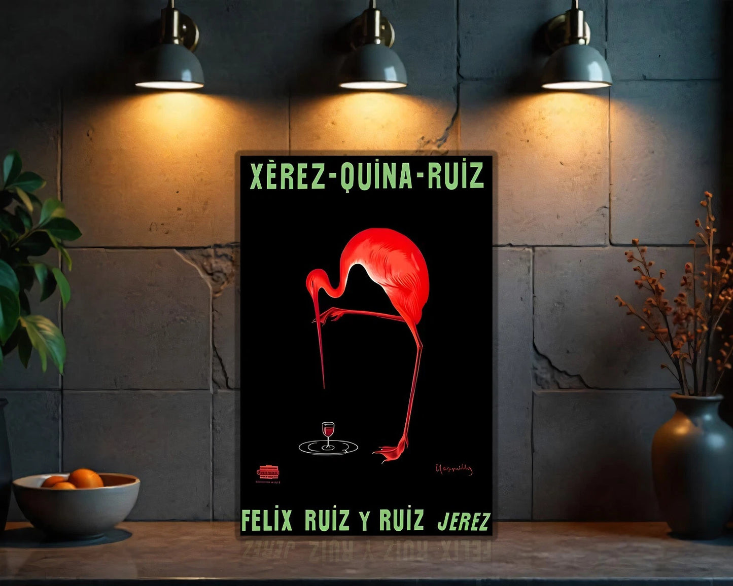 Xérez-Quina-Ruiz Sign - Heavy Metal Cafe & Bar Decor