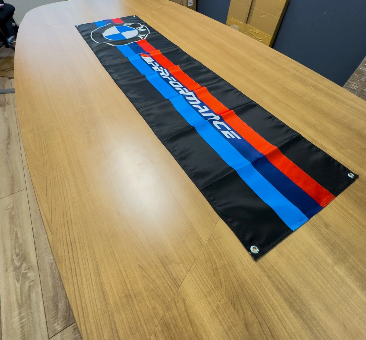 BMW M Performance Pennant Flag – Garage & Man Cave Banner
