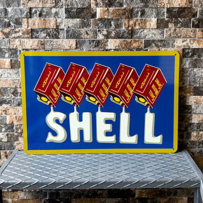 Shell Heavy Metal Sign – Garage & Man Cave Decor