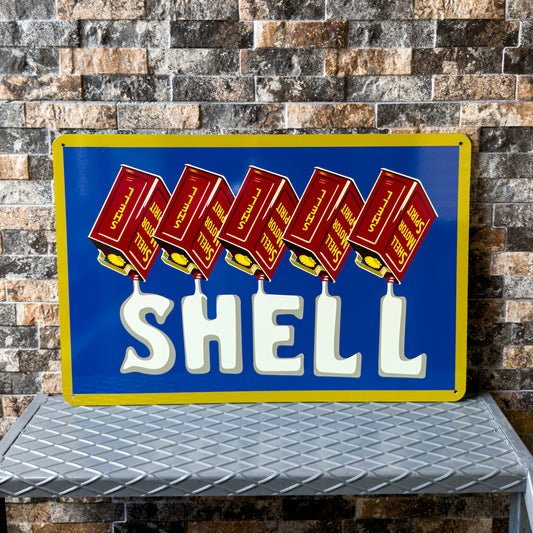 Shell Vintage Sign – Heavy Metal Garage & Man Cave Decor