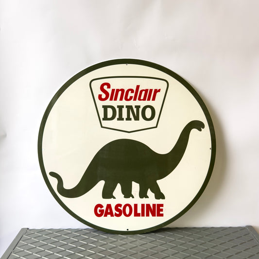 Sinclair Dino Vintage Gasoline Sign – Heavy Metal Garage Decor