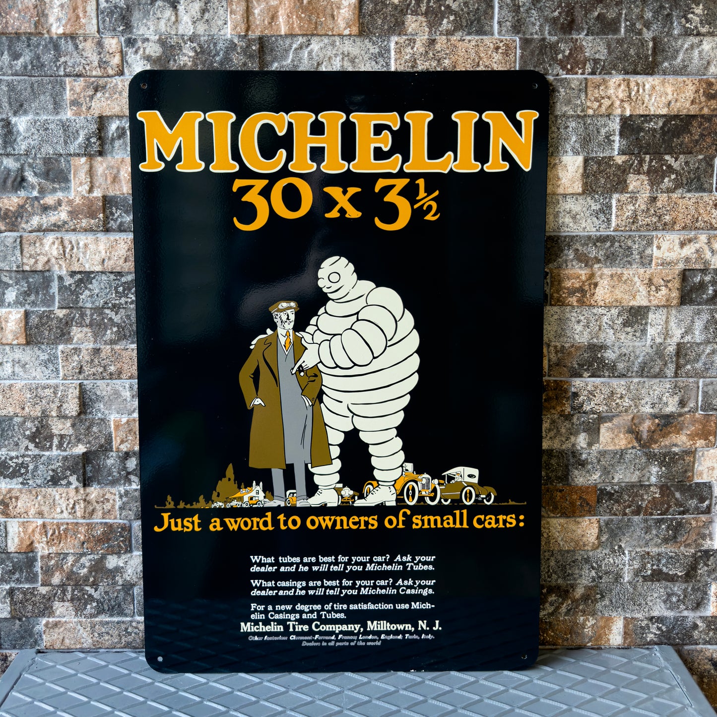 Michelin 30x3 1/2 Vintage Sign – Heavy Metal Garage & Tyre Sign