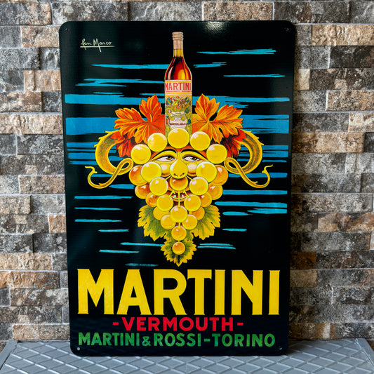 Martini Vintage Sign – Heavy Metal Cafe & Bar Decor