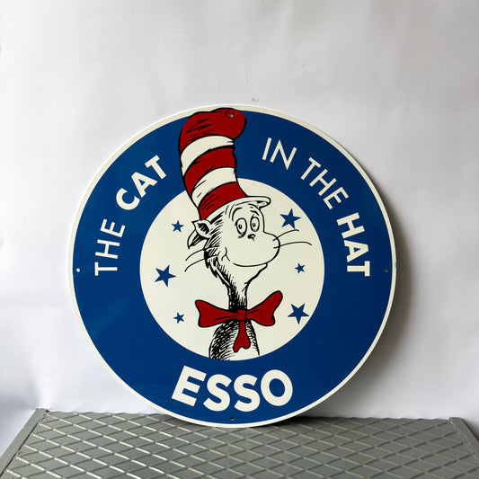 Esso Motor Oil Vintage Sign – Heavy Metal Garage Decor