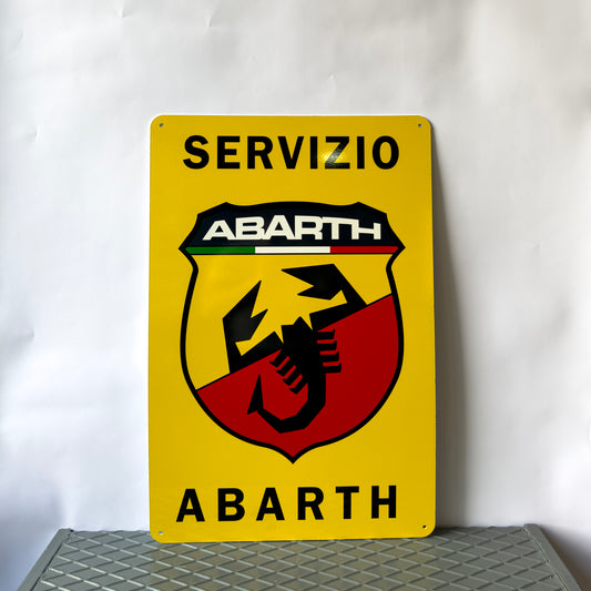 Abarth Heavy Metal Sign – Garage Decor