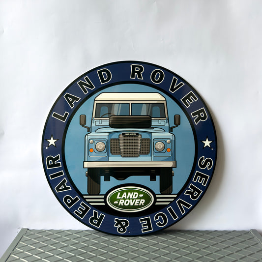 Land Rover Vintage Sign – Heavy Metal Sign – Home & Man Cave Decor
