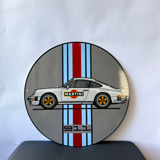 Porsche 911 Vintage Sign – Racing Car Sign
