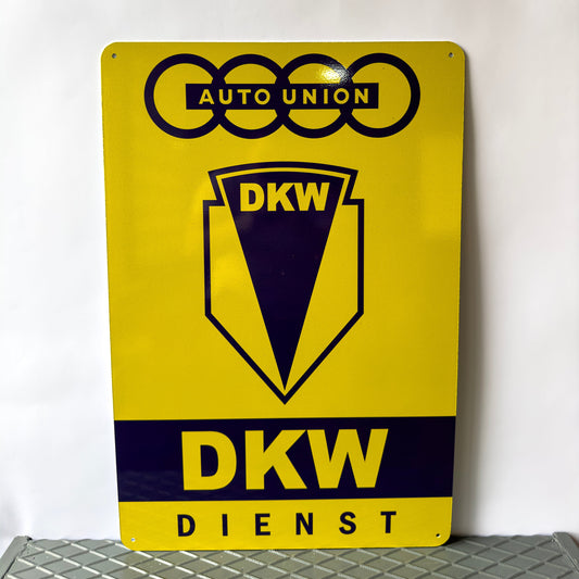DKW Auto Union Heavy Metal Sign – Garage & Man Cave Decor