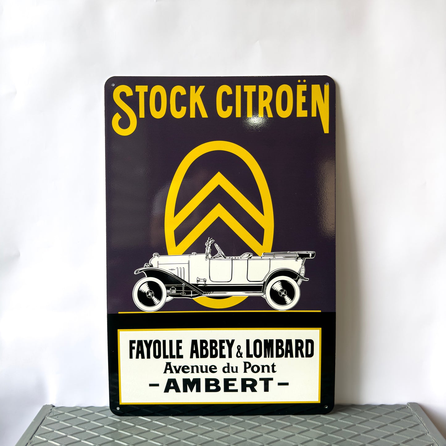 Vintage Citroen Sign – Garage & Man Cave Decor