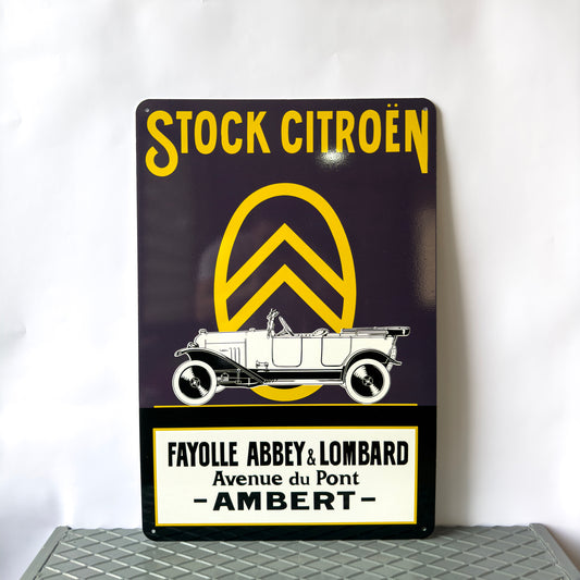 Vintage Citroen Sign – Garage & Man Cave Decor