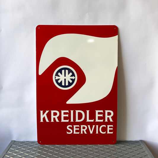 Kreidler Service Motorcycle Heavy Metal Sign – Garage & Man Cave Decor