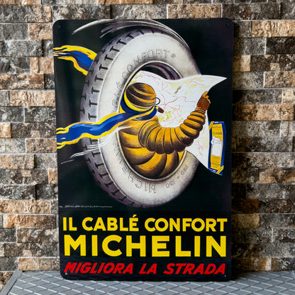 Michelin Bibendum Man Vintage Sign – Heavy Metal Garage & Tyre Sign
