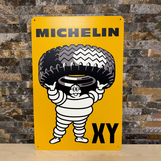 Michelin XY Heavy Metal Sign – Garage & Man Cave Decor