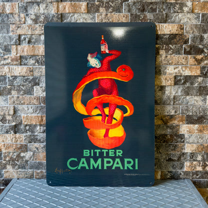 Bitter Campari Heavy Metal Sign – Garage & Man Cave Decor