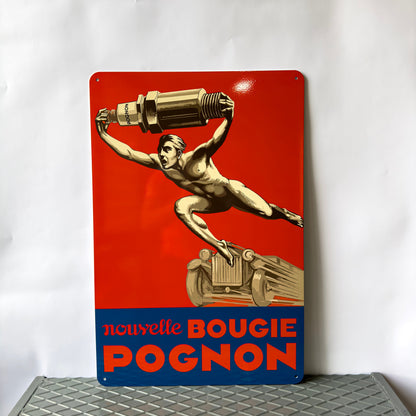 Bougie Pognon Heavy Metal Sign – Garage & Man Cave Decor