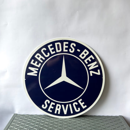 Mercedes Benz Service Sign – Heavy Metal Sign – Garage & Service Sign