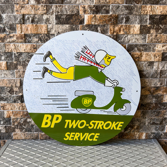 BP Motor Oil Vintage Sign – Heavy Metal Garage & Man Cave Decor