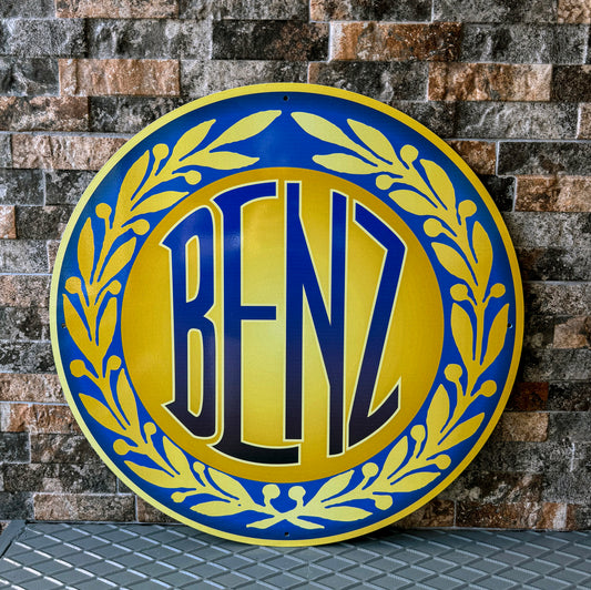 Benz Sign – Heavy Metal Sign – Home & Man Cave Decor