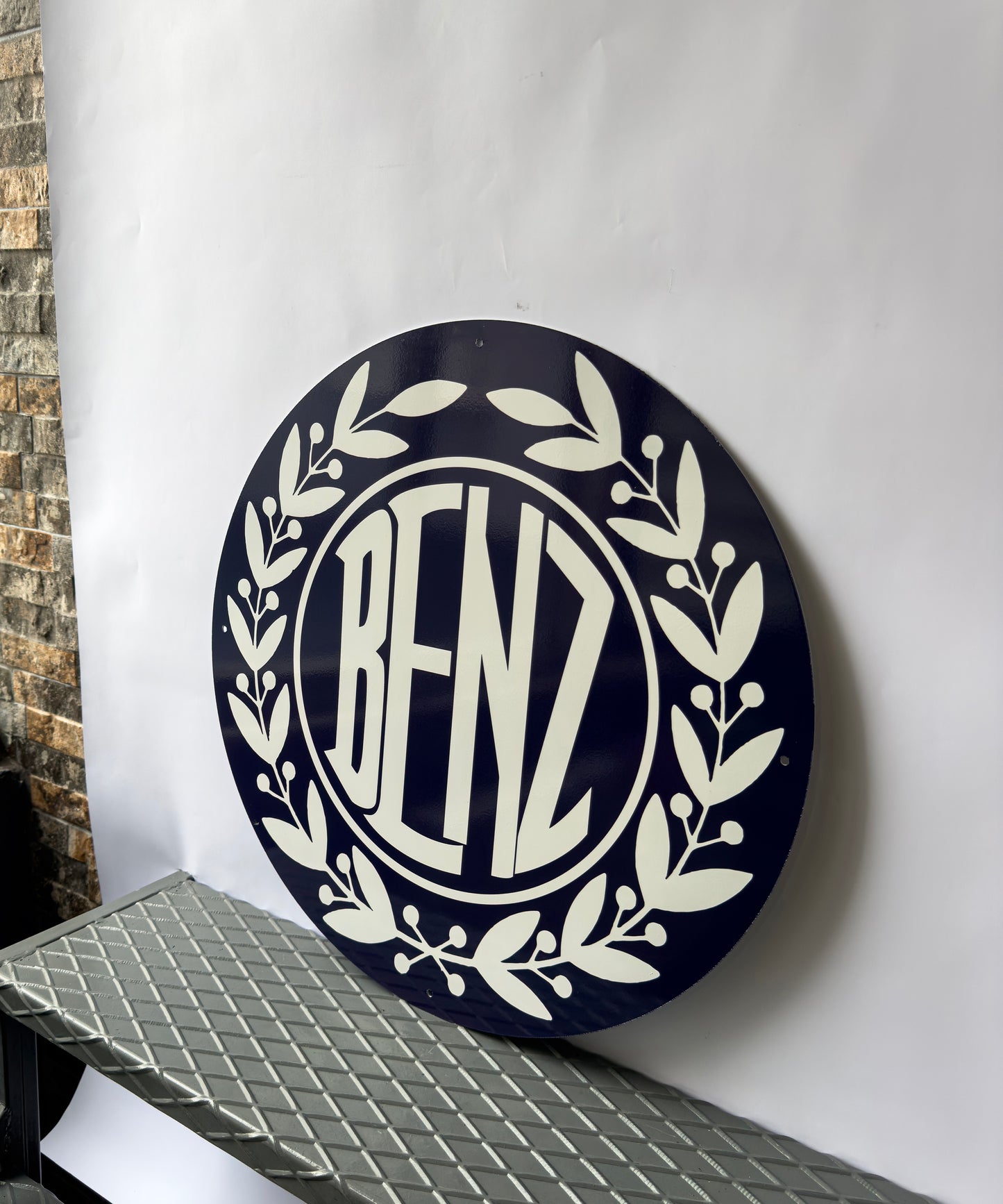 Benz Sign – Heavy Metal Sign – Home & Man Cave Decor