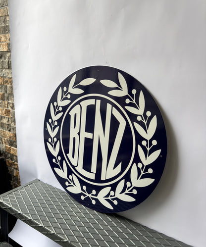 Benz Sign – Heavy Metal Sign – Home & Man Cave Decor