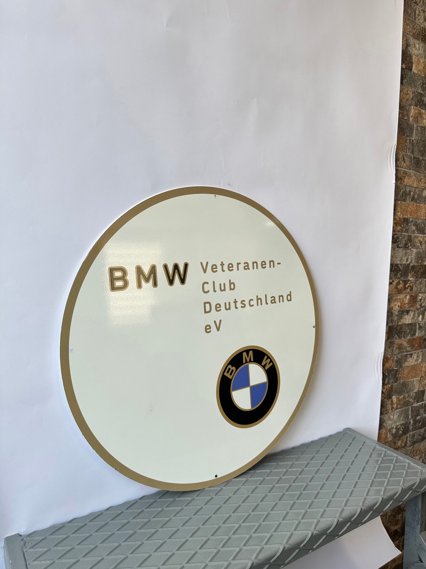 BMW Veteranen Club Sign – BMW Deutschland Heavy Metal Sign