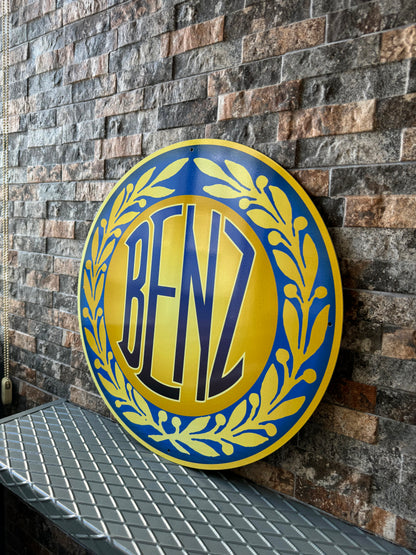 Benz Sign – Heavy Metal Sign – Home & Man Cave Decor