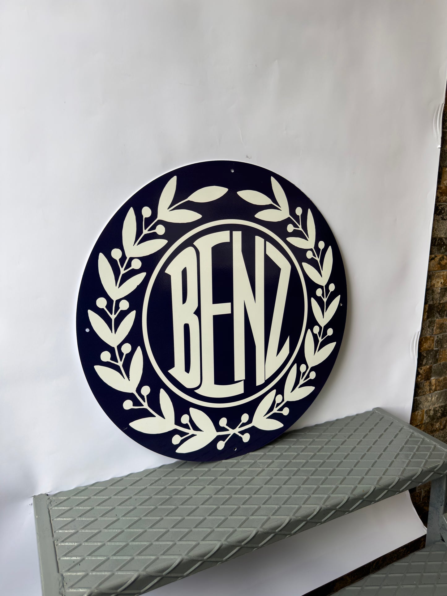Benz Sign – Heavy Metal Sign – Home & Man Cave Decor