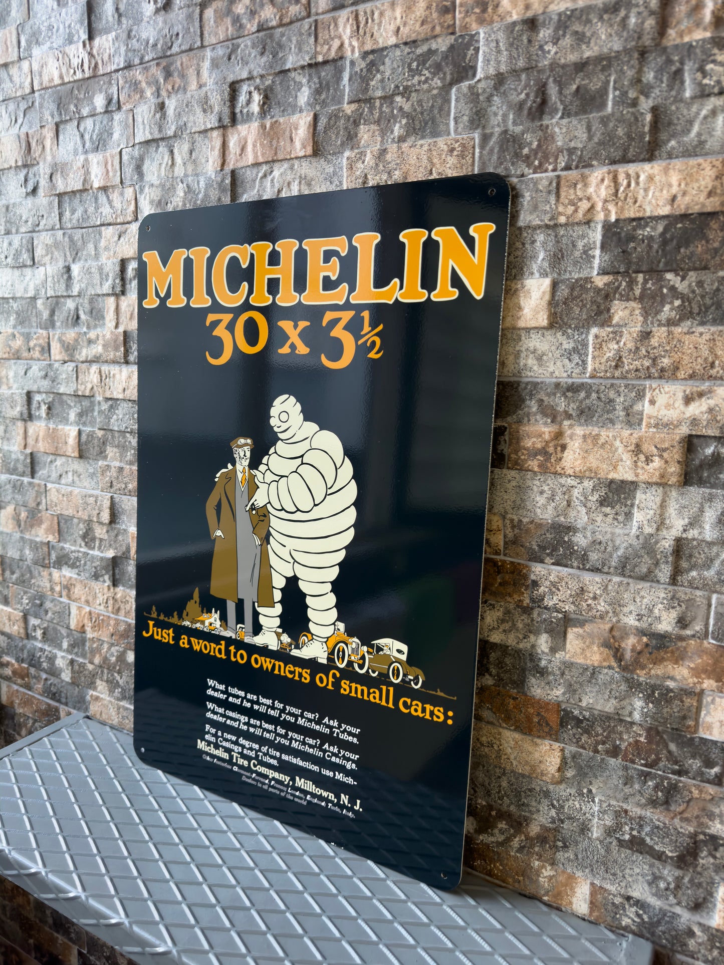 Michelin 30x3 1/2 Vintage Sign – Heavy Metal Garage & Tyre Sign