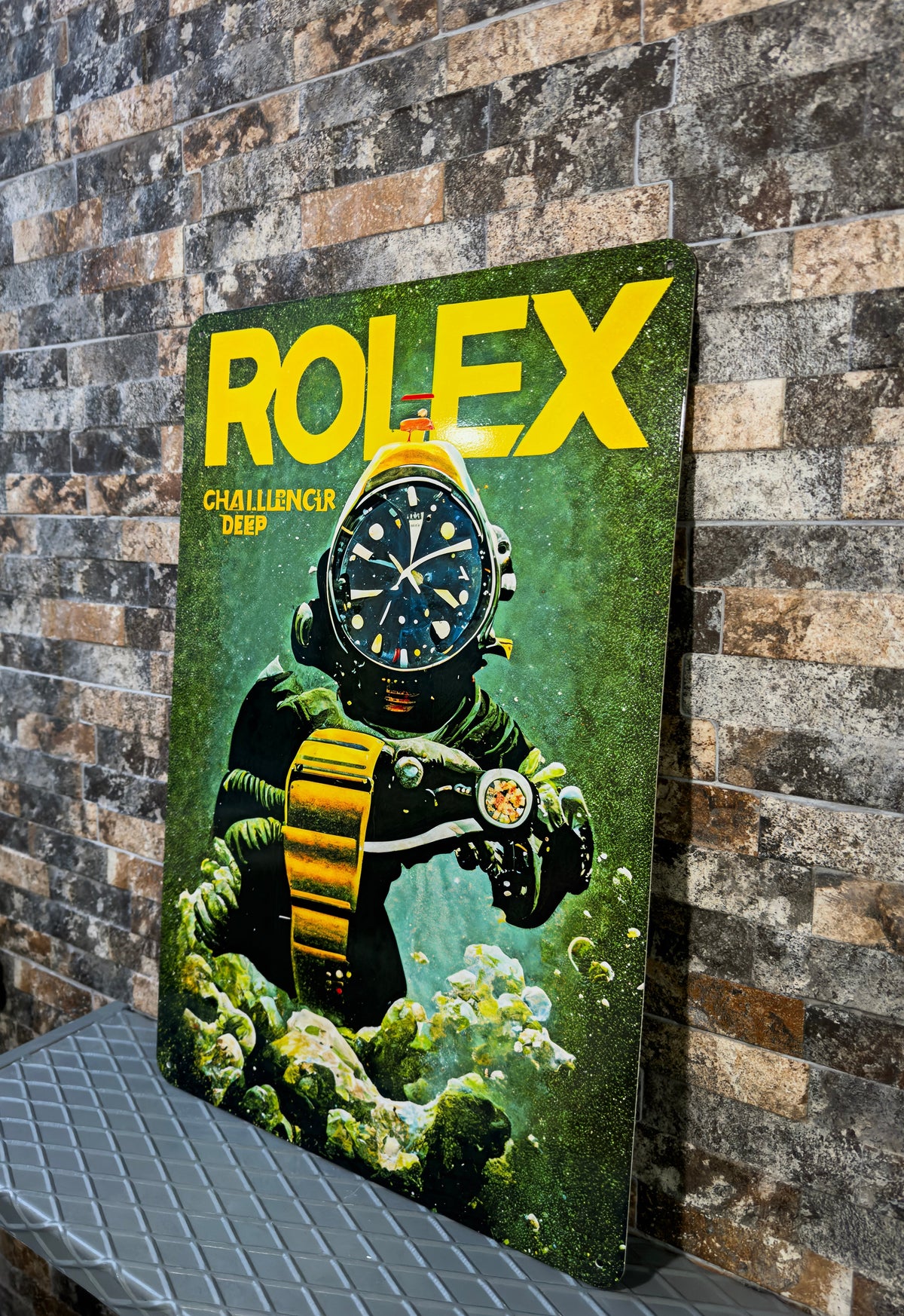 Rolex Submariner Heavy Metal Sign – Garage & Man Cave Decor