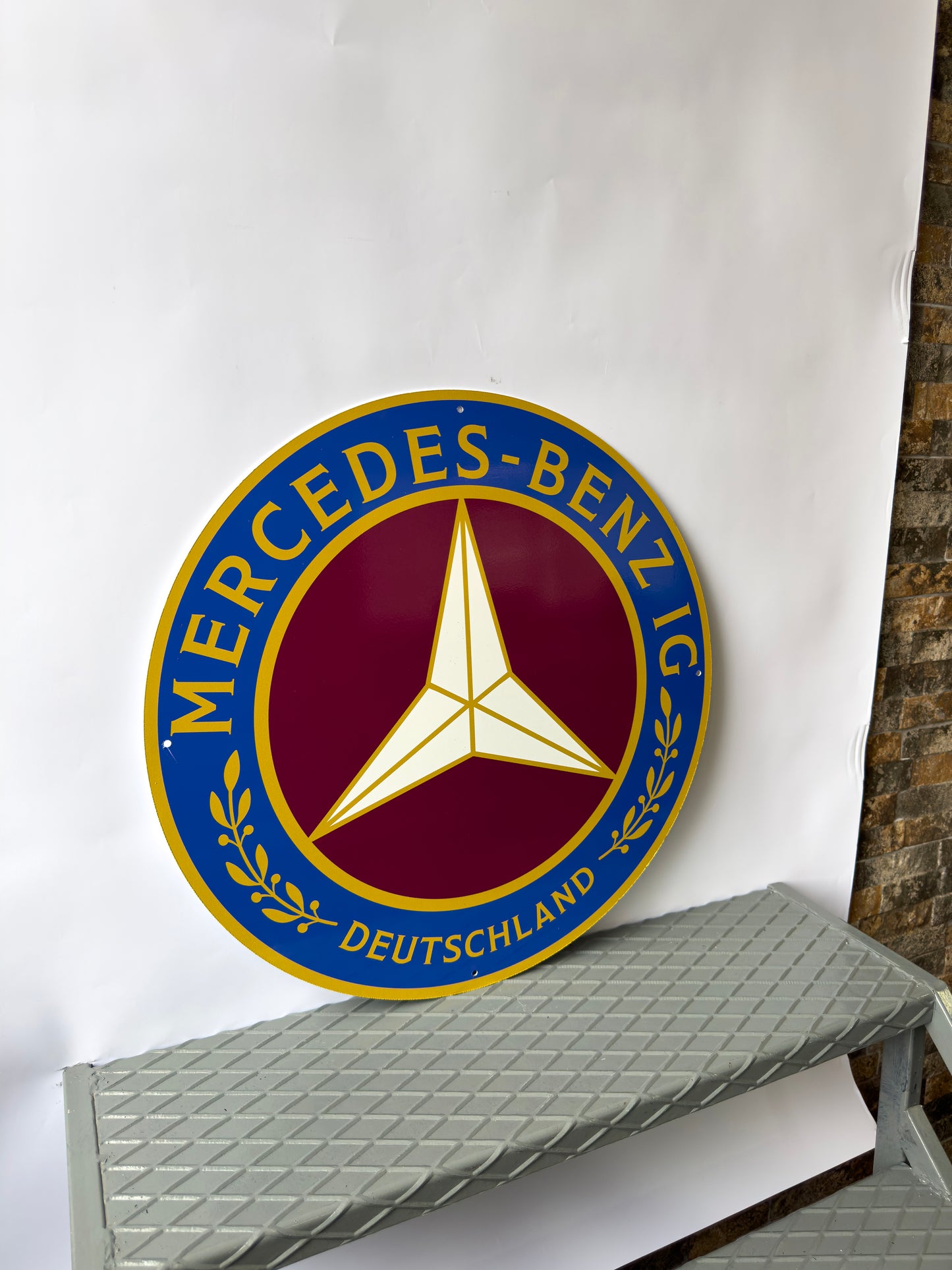 Mercedes Benz IG Club Sign – Heavy Metal Sign