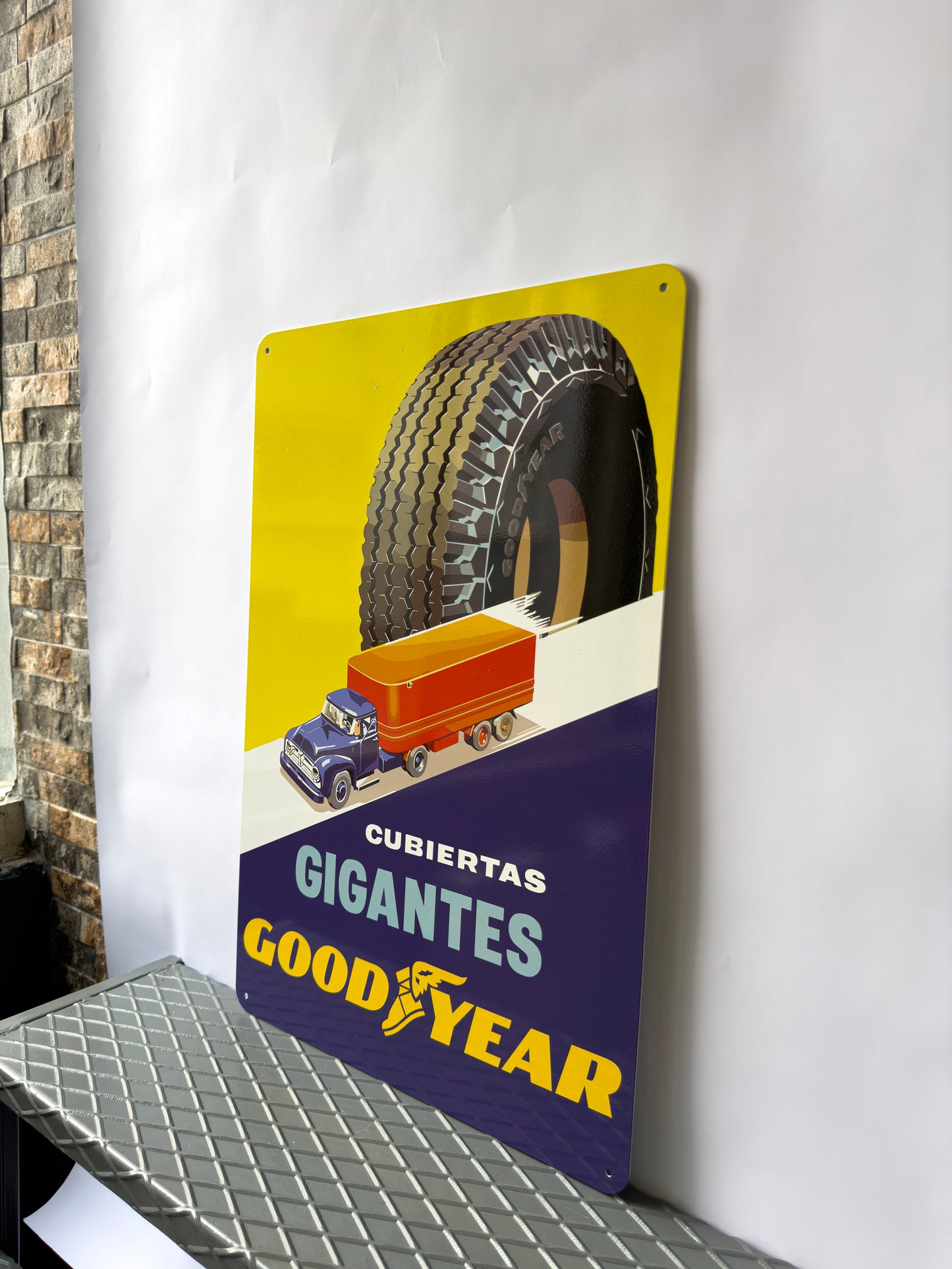 Good Year Tyres Sign – Heavy Metal Garage & Man Cave Decor