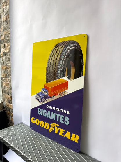 Good Year Tyres Sign – Heavy Metal Garage & Man Cave Decor