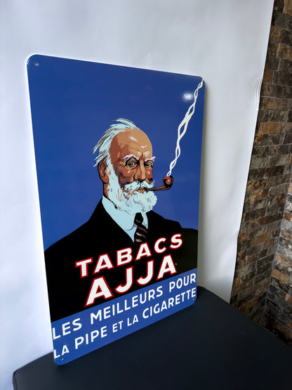 Tabacs Ajja Sign – Vintage Tobacco Cigarette Sign