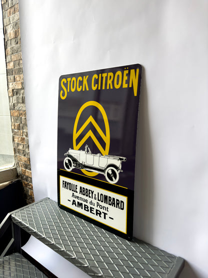 Vintage Citroen Sign – Garage & Man Cave Decor