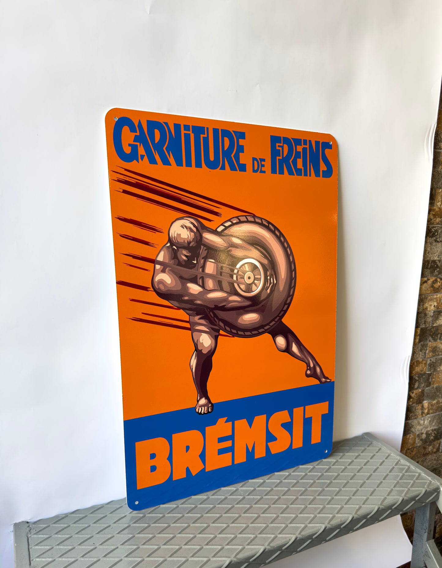 Bremsit Freins 1930 Vintage Sign – Heavy Metal Garage & Home Decor