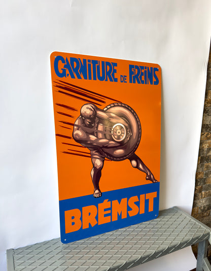 Bremsit Freins 1930 Vintage Sign – Heavy Metal Garage & Home Decor