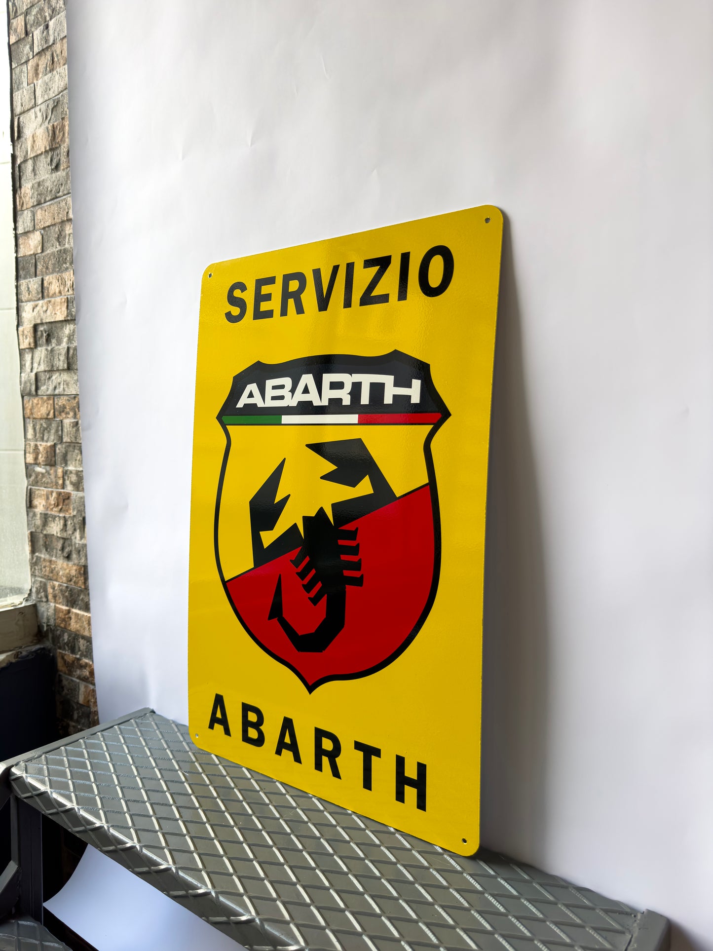 Abarth Heavy Metal Sign – Garage Decor