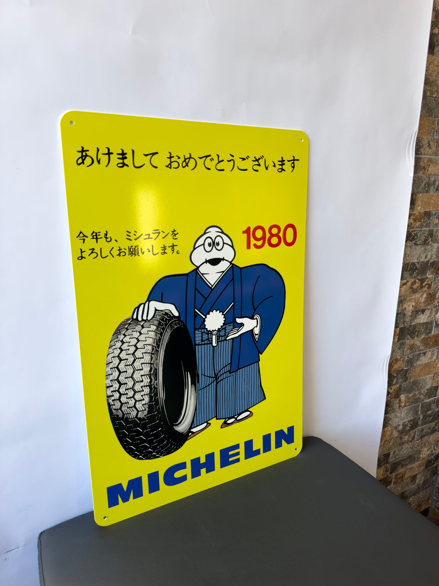 Michelin 1980 Iconic Bibendum Sign – Michelin Japan Garage Sign