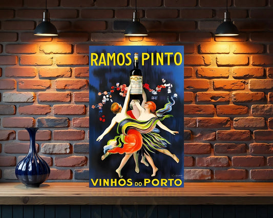 Ramos Pinto Vinhos do Porto Heavy Metal Sign - Cafe & Bar Decor