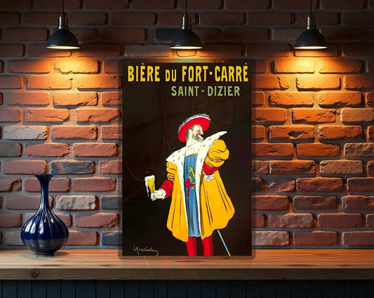 Bière du Fort - Carré Saint - Dizier Heavy Metal Sign – Garage & Man Cave Decor
