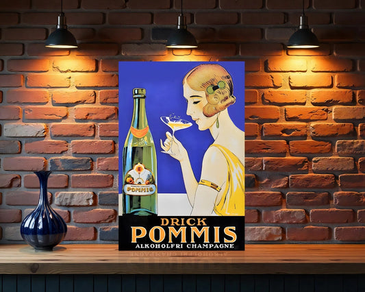 Drick Pommis Vintage Sign – Heavy Metal Cafe Decor