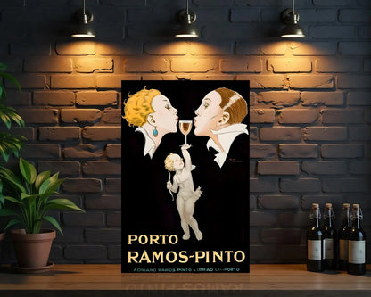 Porto Ramos Pinto Heavy Metal Sign – Garage & Man Cave Decor